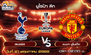 วิเคราะห์บอล ยูโรป้า ลีก : คริสตัล พาเลซ  🆚  แมนฯ ยูไนเต็ด ( 21 พ.ค. 68 )
